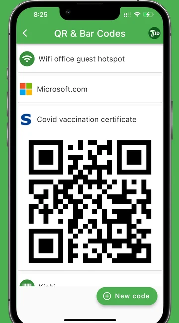 7ID: QR Code колдонмосу