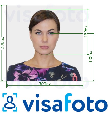 Παράδειγμα φωτογραφίας για Κάρτα ταυτότητας Southeastern Online 300x300 px με ακριβείς προδιαγραφές μεγέθους